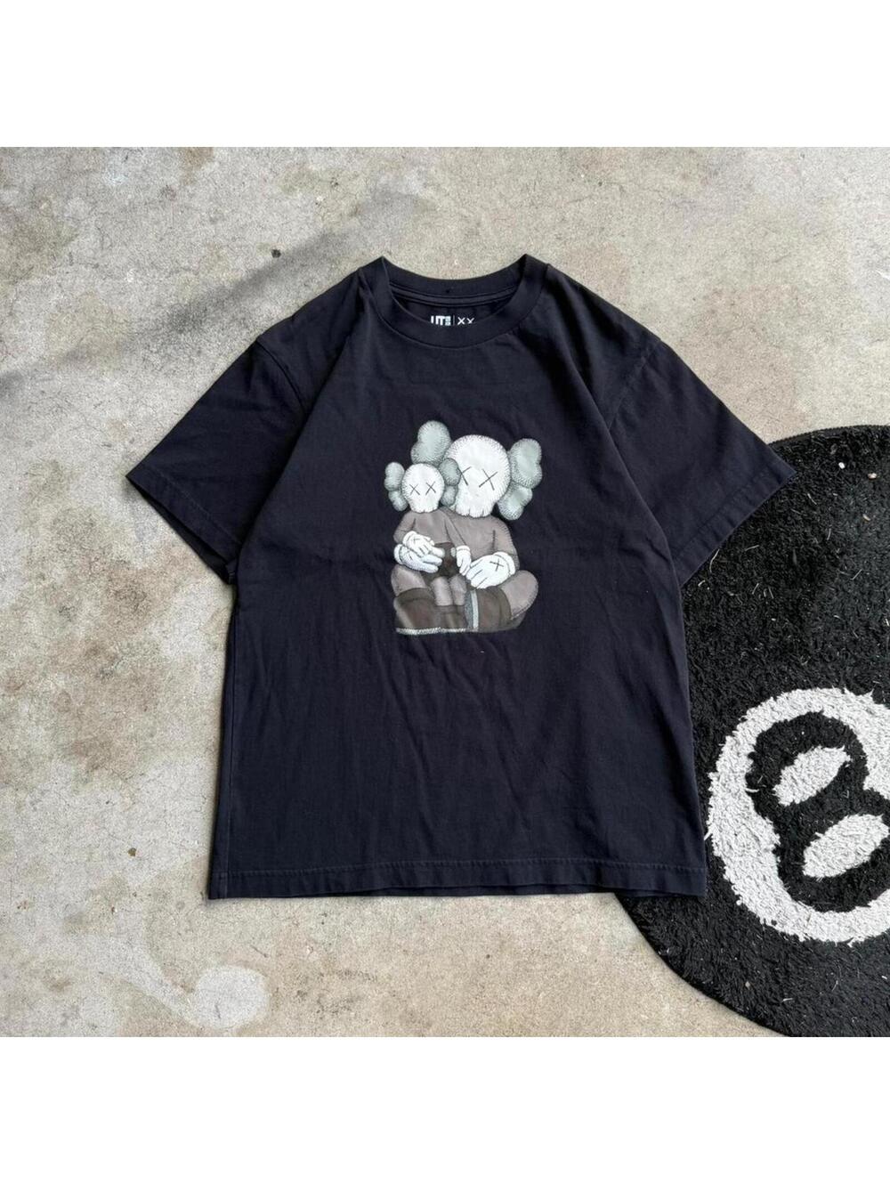 Y2K Kaws X Uniqlo Grunge Tee
